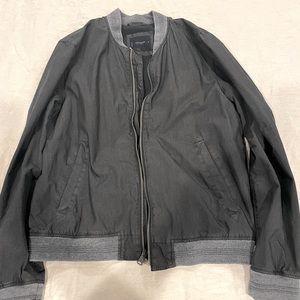 Lucky Brand Grey Bomber Jacket - Medium